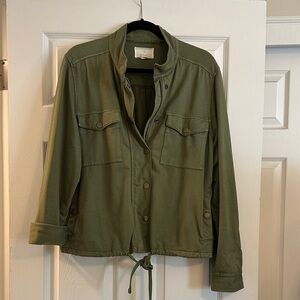 Caslon Utility Jacket in Army Green